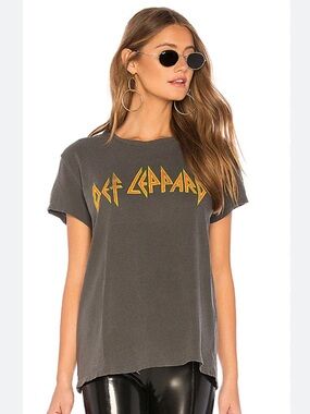 Junk Food Def Leppard High n Dry Vintage Band Tee Graphic T-Shirt Large USA Made